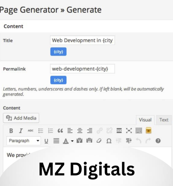 Page Generator
